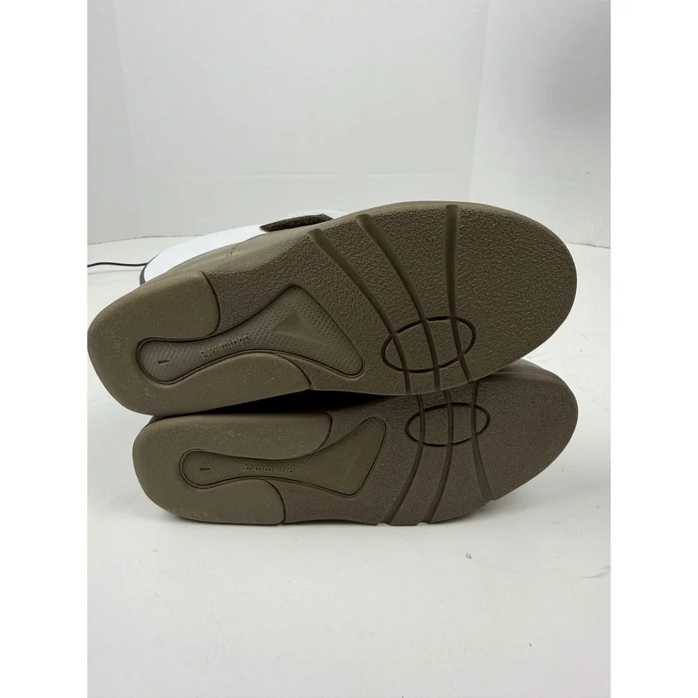 P.W. Minor Women's Tan Hook and Loop Strap Orthopedic‎ Comfort Shoes Size 5 M